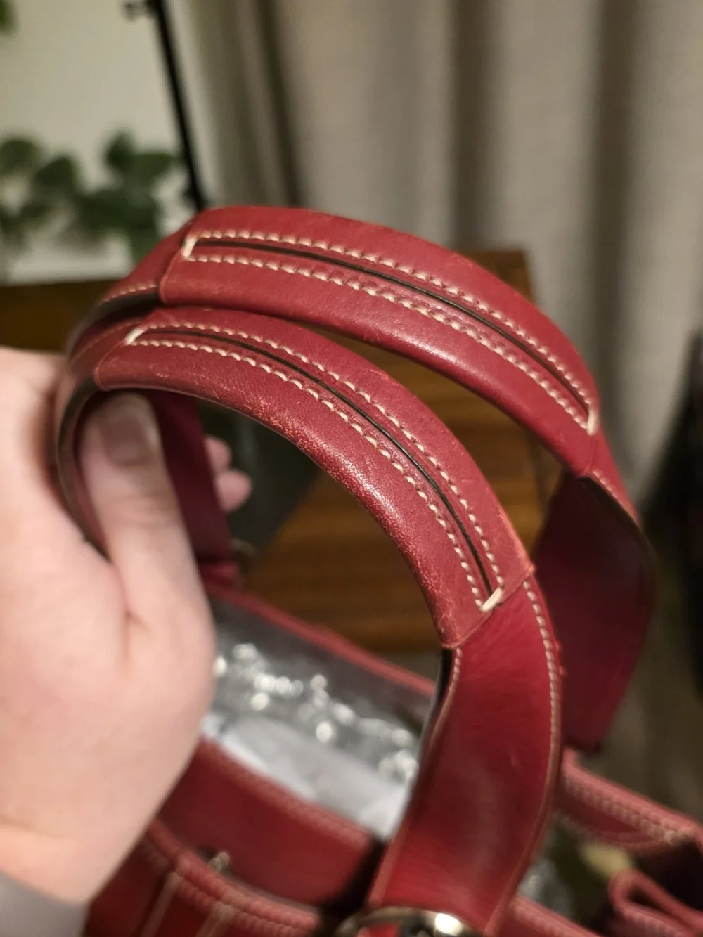 Coach Soho Red Leather Tote